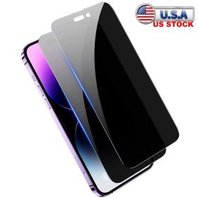Fresh Fab Finds 2Pcs Privacy Screen Protectors Tempered Glass Screen Film Full Coverage Screen Protector Fit for iPhone 14/14Plus/14Pro/14Pro Max